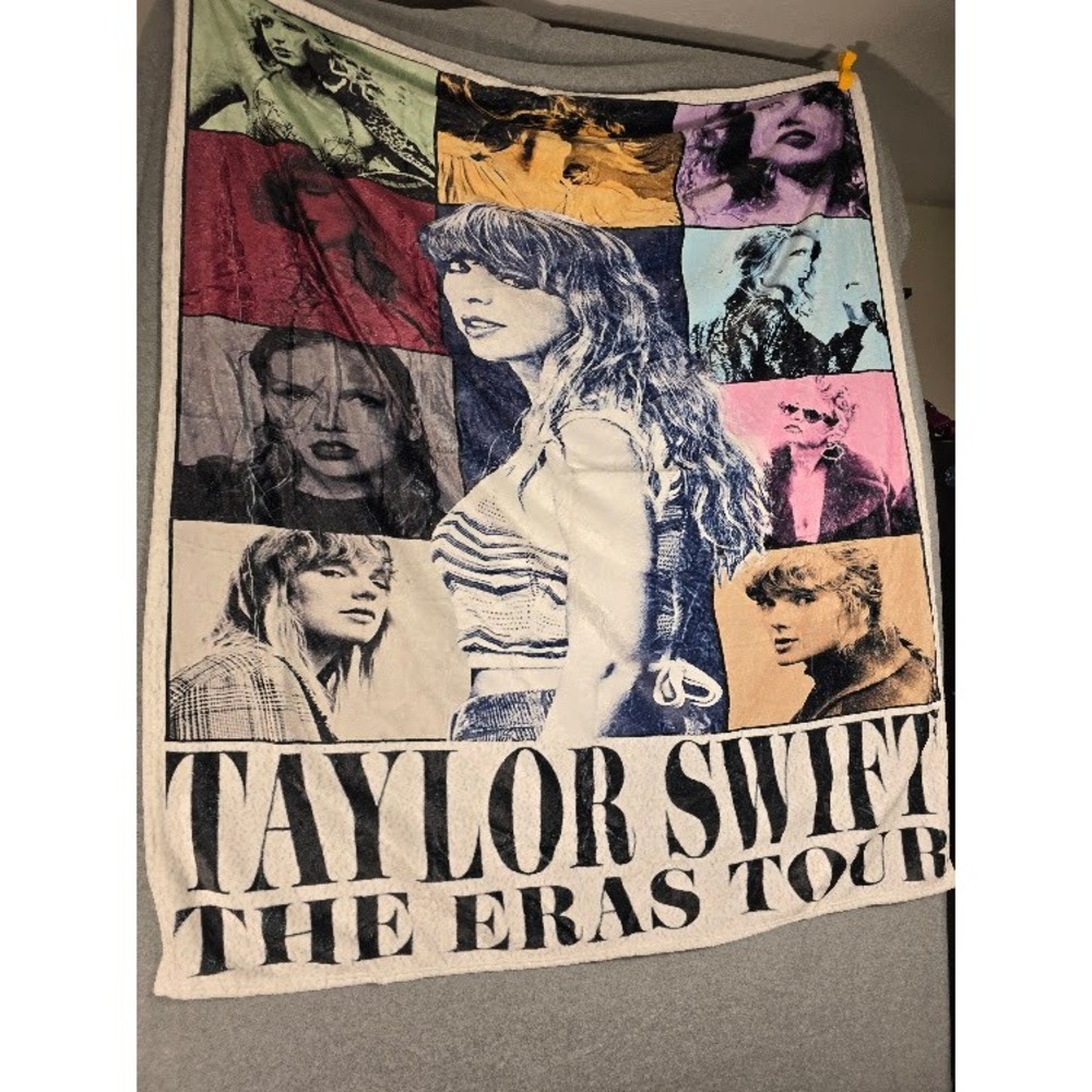 Taylor Swift The Eras Tour Blanket Unisex OS Multi Excellent Fleece Throw
